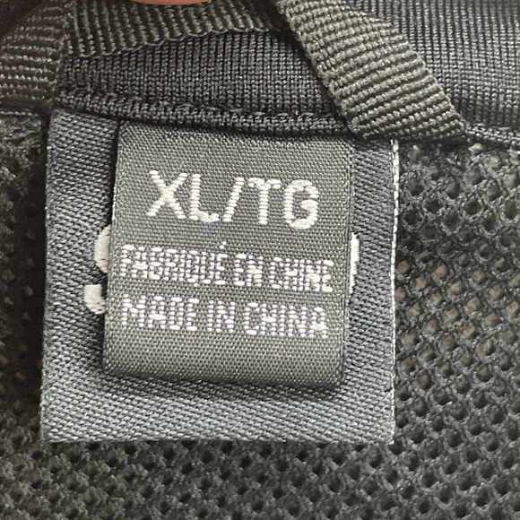 Sligo Golf Black Full Zip Vest Front Pockets With Mesh Liner XL X-Large - Picture 3 of 5